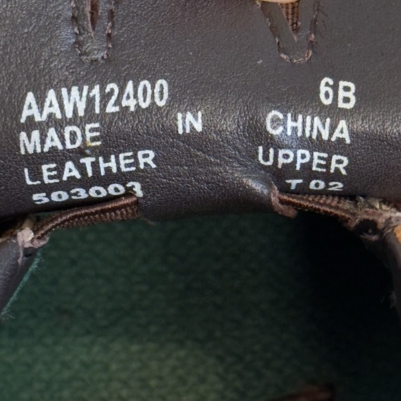 Ralph Lauren Polo Sport AAW12400 Womens Leather Ankle Boots Buckle Brown 6B - Picture 6 of 7